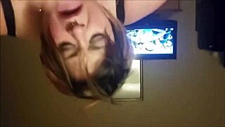 Cock-Hungry BBW Delivers Sloppy Head in Homemade POV Webcam Clip